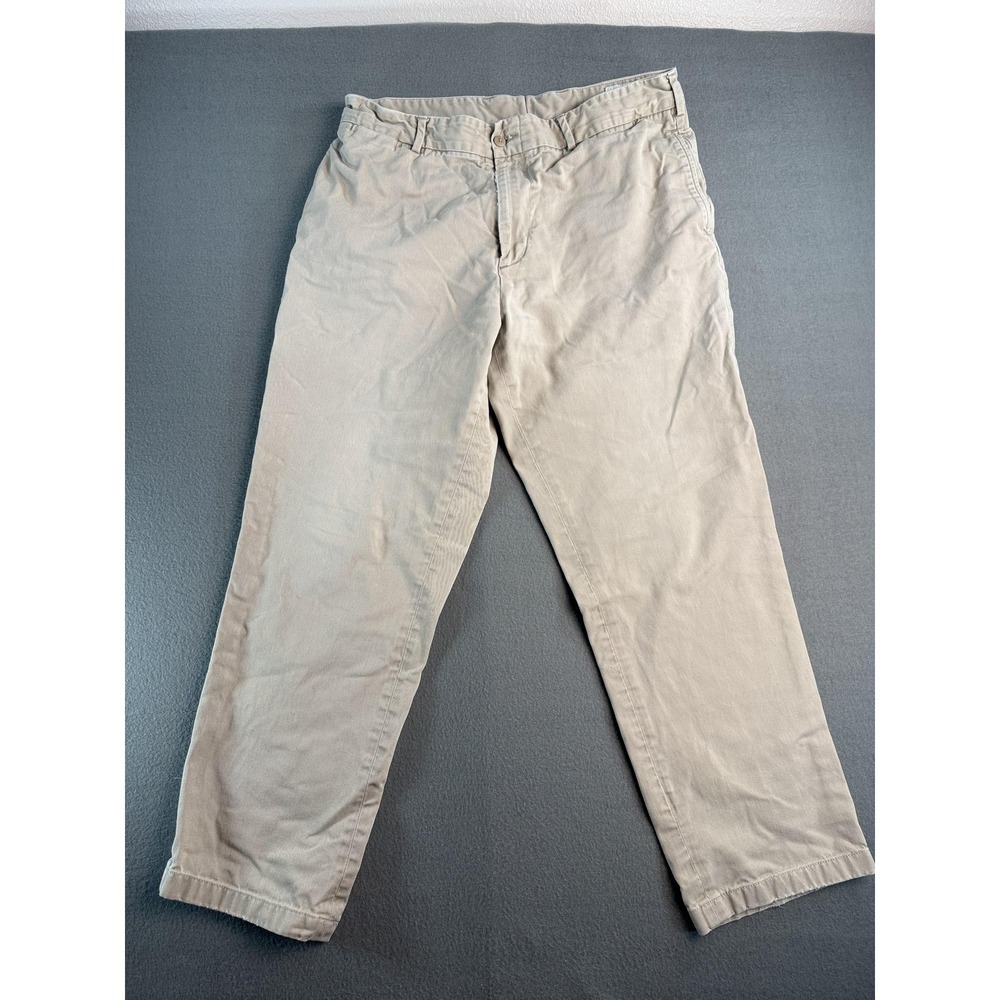 Jack Donnelly Pants Mens 38x28 Beige Regular Fit Chino Straight Casual USA